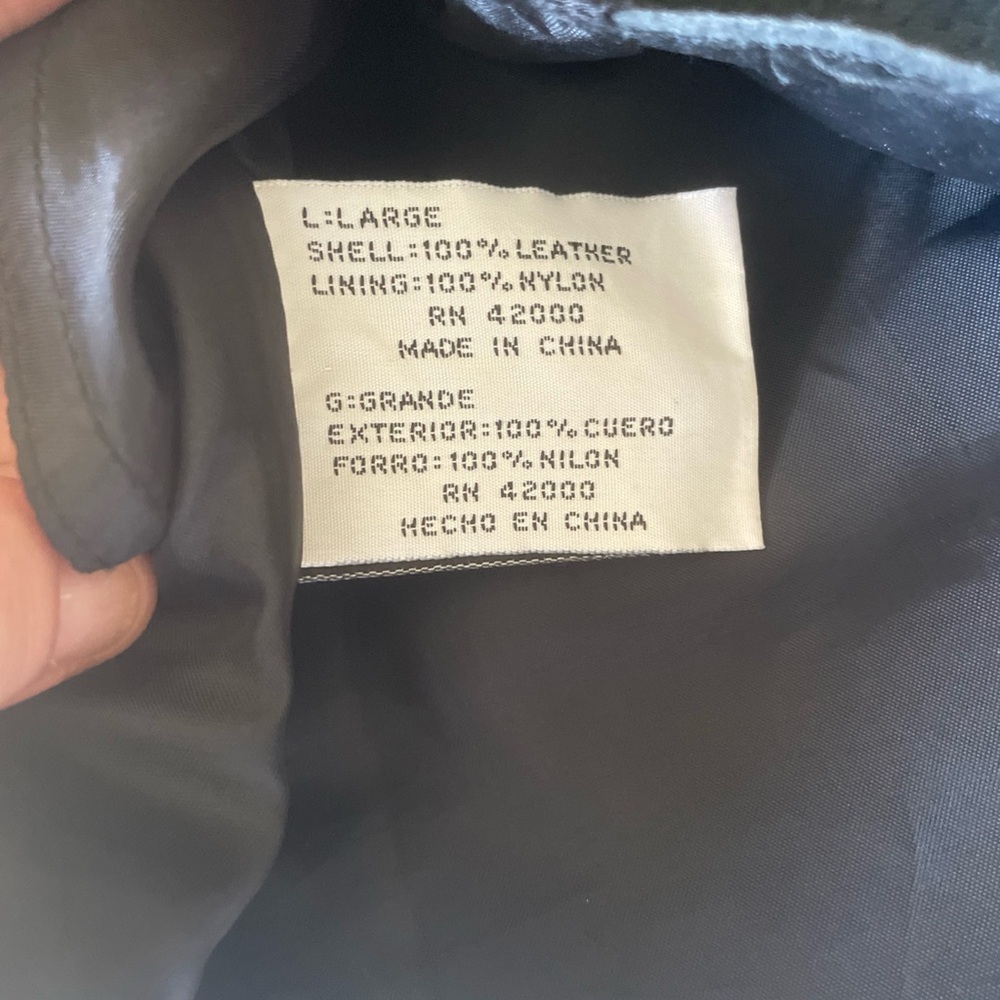 Black Suede Button-Up Vest By Basic Editions Size… - image 6